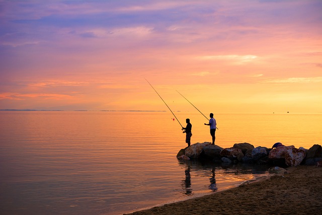 Fishing together