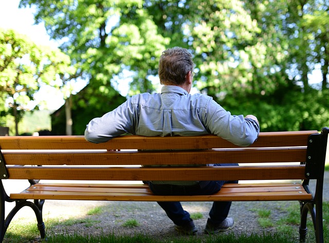 Man on Bench