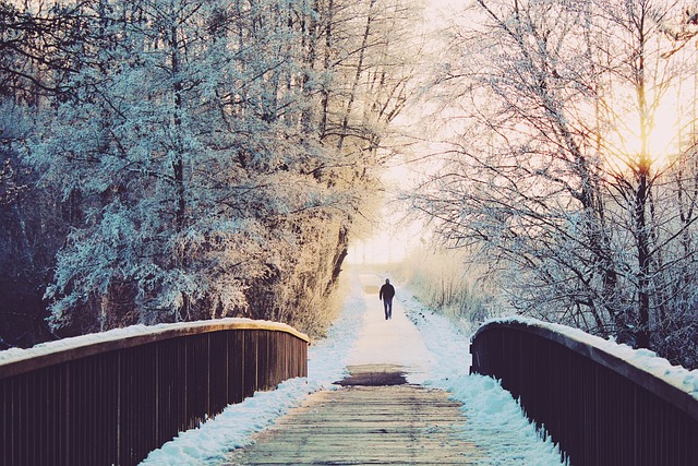 Man Walking Alone